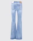 LIU JO ECS PANTS AUTHENTIC BEAT H W DENIM BLUE LONG