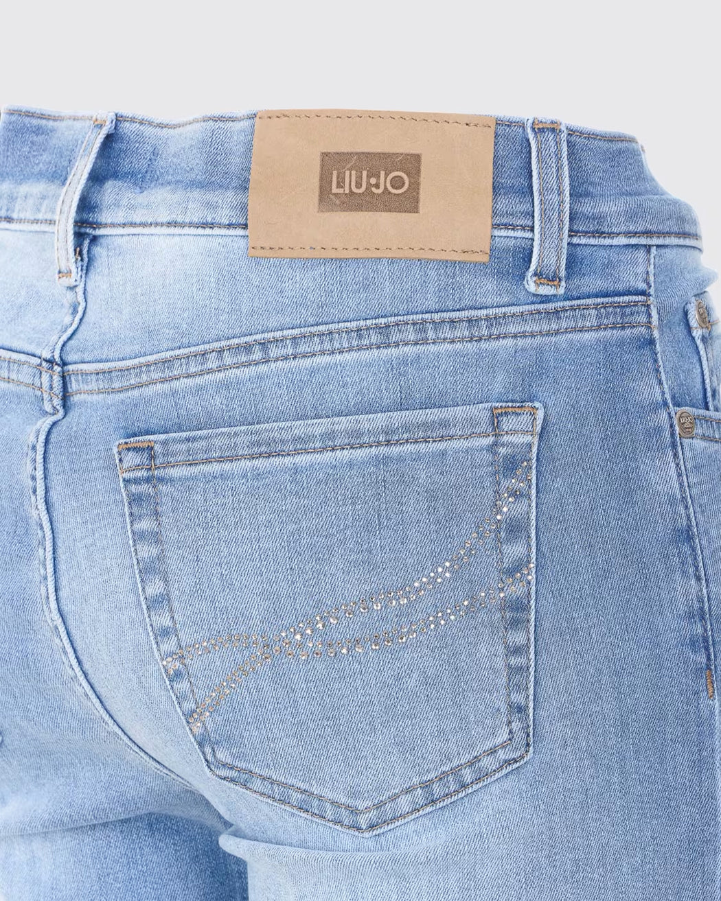 LIU JO ECS PANTS AUTHENTIC BEAT H W DENIM BLUE LONG