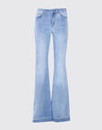 LIU JO ECS PANTS AUTHENTIC BEAT H W DENIM BLUE LONG