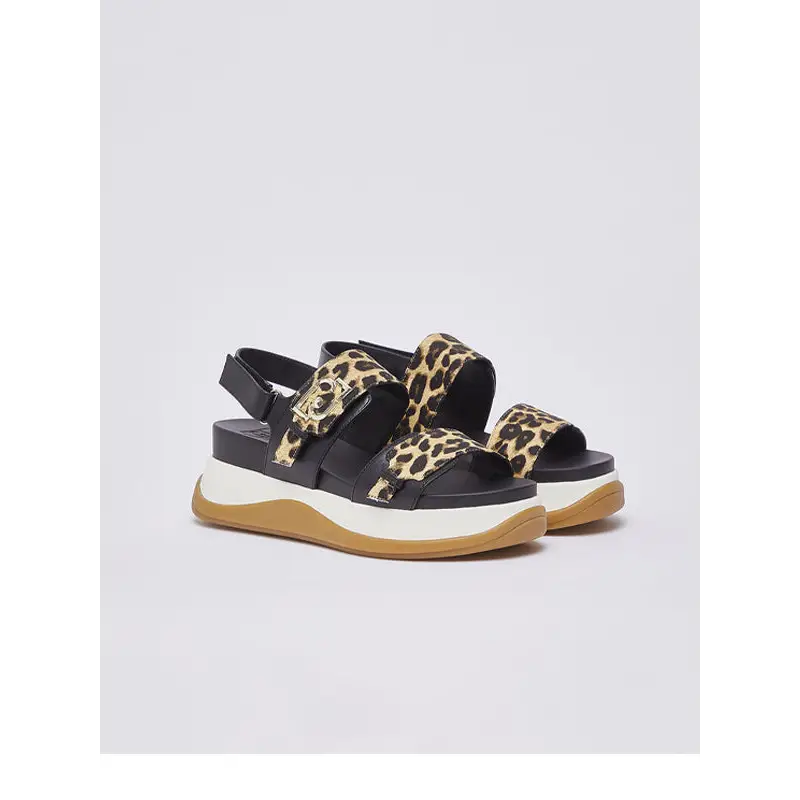 LIU JO FIONA 02 - SANDAL SPREADING/PRINTED SP LEOP