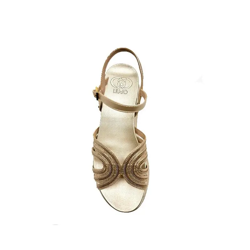 LIU JO | FRIDA 35 - SANDAL METALLIC MATTE GO