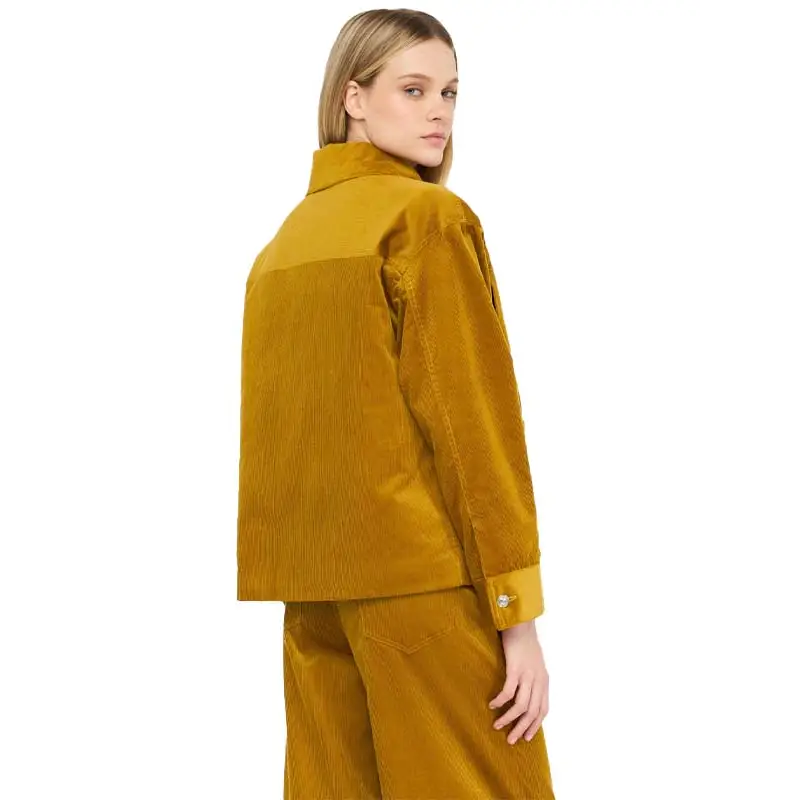 LIU JO GIUBBOTTO VELLUTO LIGHT CUMIN