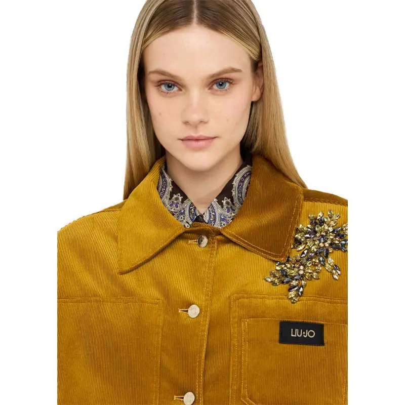 LIU JO GIUBBOTTO VELLUTO LIGHT CUMIN