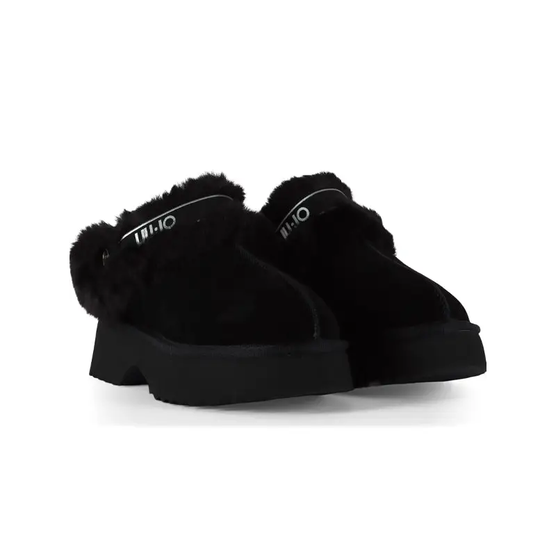 LIU JO JUNY 01 - ANKLE BOOT COW SUEDE/FUR - textil