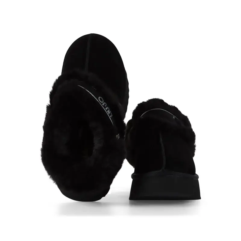 LIU JO JUNY 01 - ANKLE BOOT COW SUEDE/FUR - textil