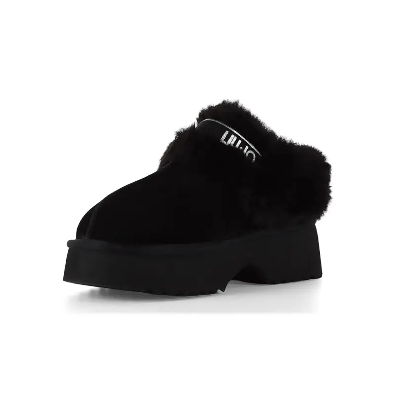 LIU JO JUNY 01 - ANKLE BOOT COW SUEDE/FUR - textil