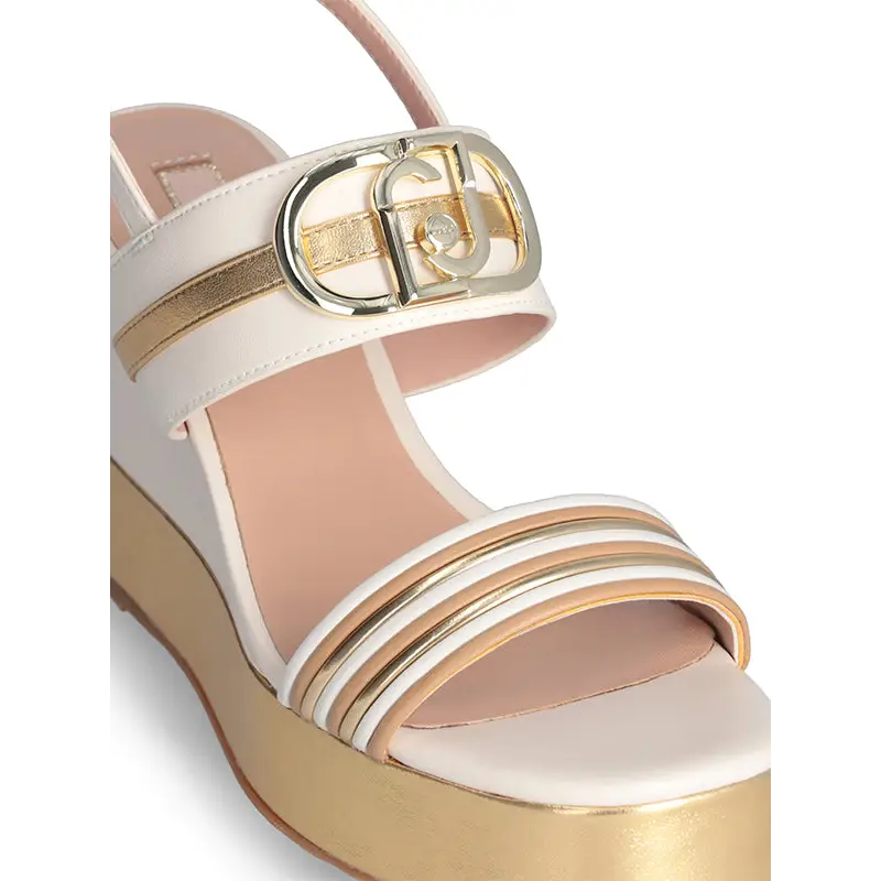 LIU JO KAREN 05 SANDAL LAMINATED SPREADING BUTTER