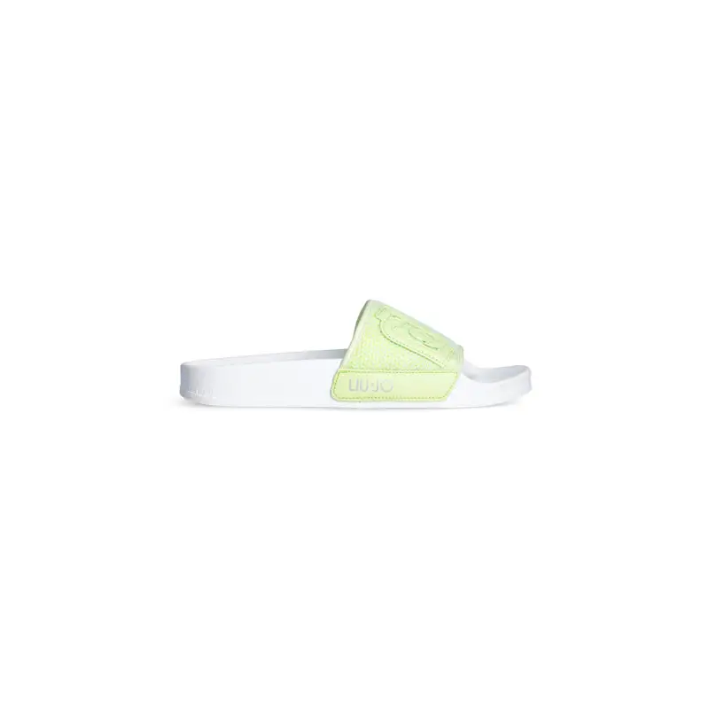 LIU JO KOS 15 SLIPPER GLITTER MESH LIGHT GREEN