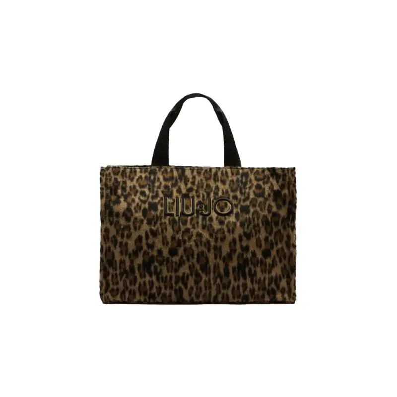 LIU JO L TOTE BROWN ANIMALIER - 1 - textil
