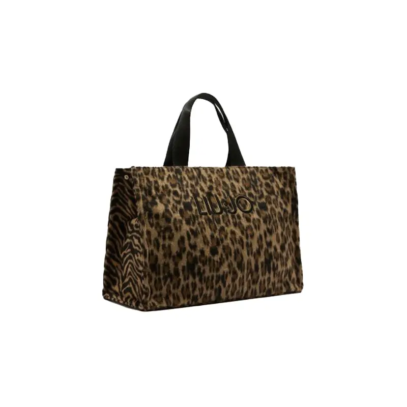 LIU JO L TOTE BROWN ANIMALIER - 1 - textil