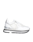 LIU JO MAXI WONDER 01 SNEAKERS STRASS WHITE