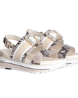 LIU JO MAXI WONDER PRINTED PYTHON SANDAL