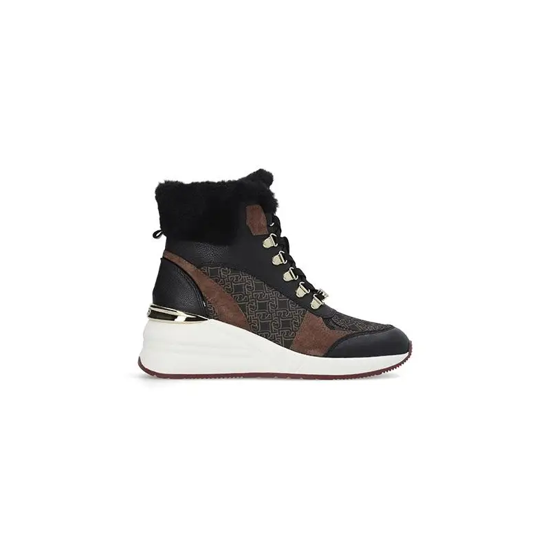 LIU JO MID SNEAKER ALYSSA BLACK/BROWN
