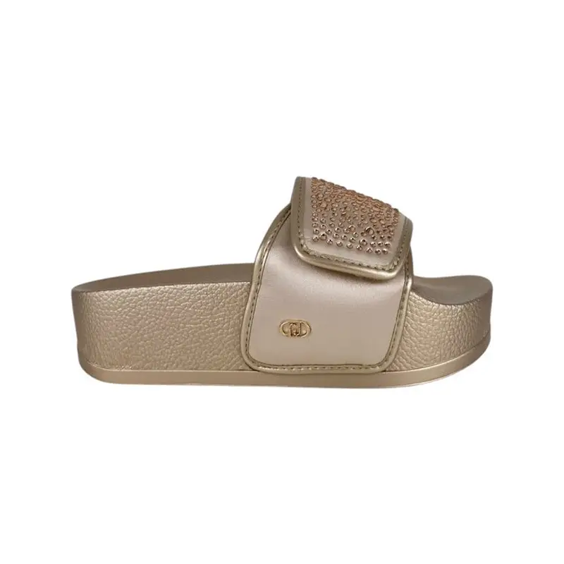 LIU JO MYKONOS 04 - SLIPPER SATIN/STRASS C