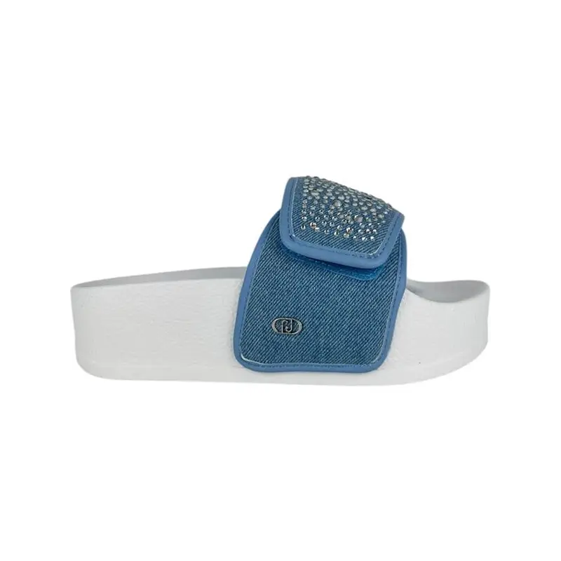 LIU JO MYKONOS 04 - SLIPPER SATIN/STRASS D