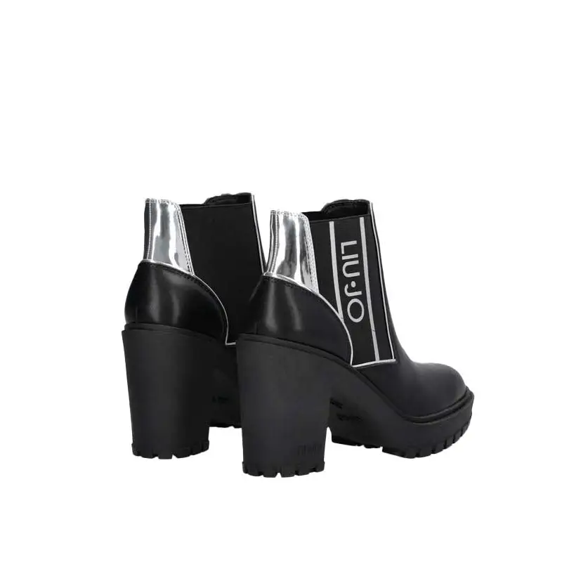 LIU JO RUBY 04 ANKLE BOOT BLACK - textil