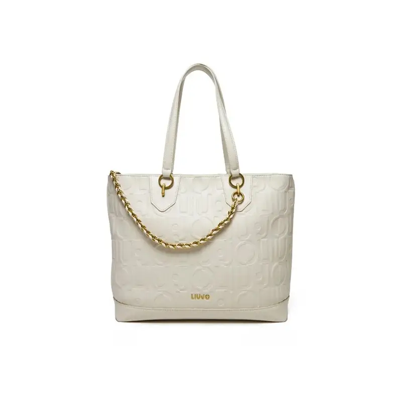 LIU JO SHOPPING BAG CREAM - TALLA ÚNICA / SIN c