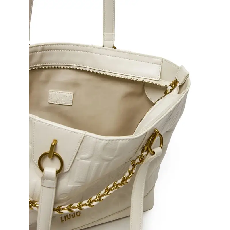 LIU JO SHOPPING BAG CREAM - TALLA ÚNICA / SIN c