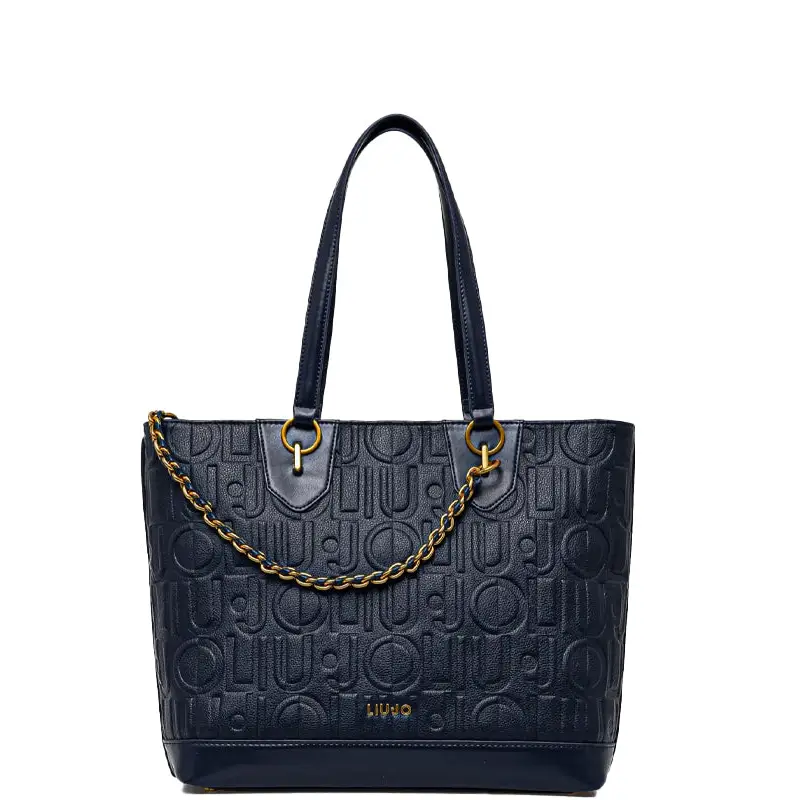 LIU JO SHOPPING BAG DRESS BLUE - TALLA ÚNICA / SIN c
