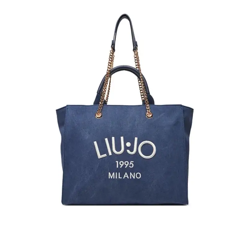 LIU JO SHOPPING BAG DRESS BLUE - TALLA ÚNICA / SIN c