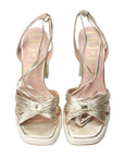 LIU JO SISSI 01 SANDAL METALLIC LIGHT GOLD