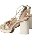 LIU JO SISSI 01 SANDAL METALLIC LIGHT GOLD