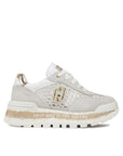 LIU JO SNEAKER AMAZING 23 WHITE/LIGHT GOLD