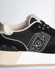 LIU JO SNEAKER DREAMY 02 BLACK/LIGHT GOLD