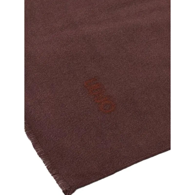 LIU JO STOLA PORTALOGO 70X180 NATURALE - 1 - textil