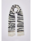 LIU JO STOLA ZEBRA 70X180 NATURALE