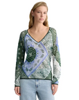 LIU JO SWEATER BANDANA BL.DENIM LUX