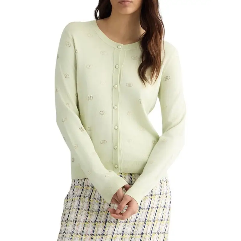 LIU JO SWEATER TENDER GREENS