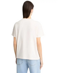 LIU JO T-SHIRT SILV.PEONY TUC.LIUJO
