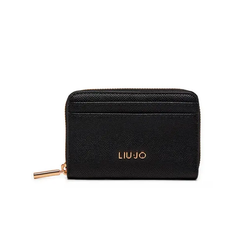 LIUJO CARTERA GRANDE ECS S ZIP AROUND NEGRO - TALLA ÚNICA