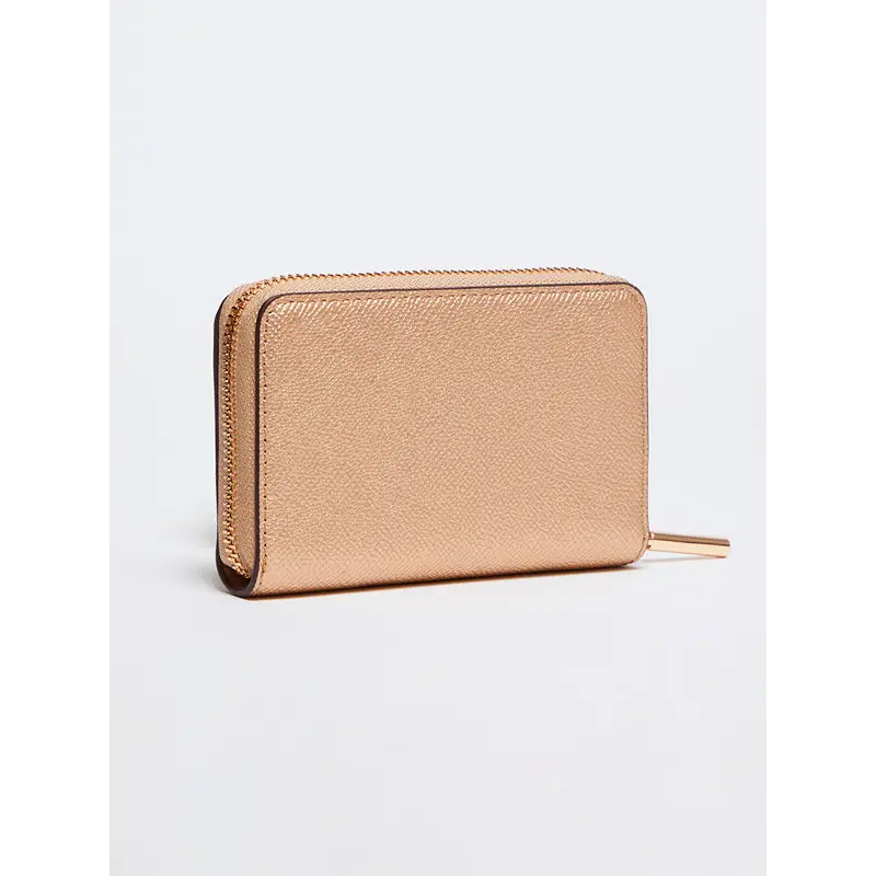 LIUJO CARTERA PEQUEÑA CON CREMALLERA GOLD - TALLA ÚNICA
