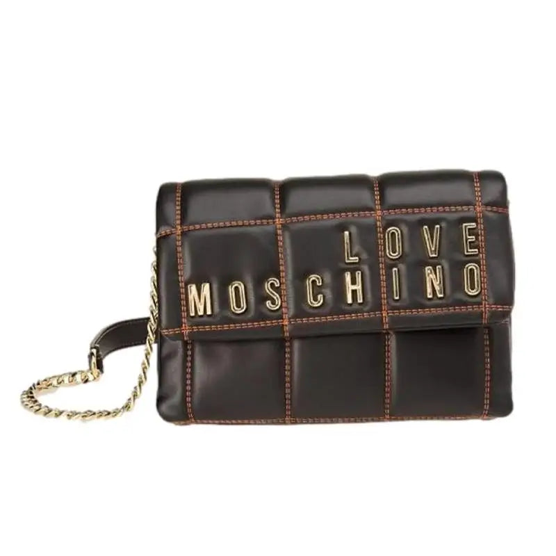 LOVE MOCHINO BANDOLERA ACOLCHADA NEGRO - TALLA ÚNICA