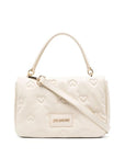 LOVE MOSCHINO BANDOLERA ACOLCHADA MARFIL