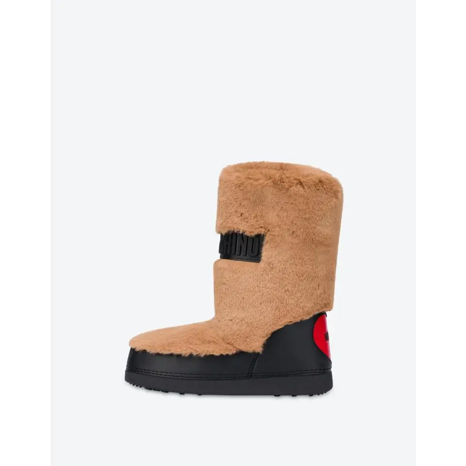 LOVE MOSCHINO BOTA DE NIEVE MARRÓN