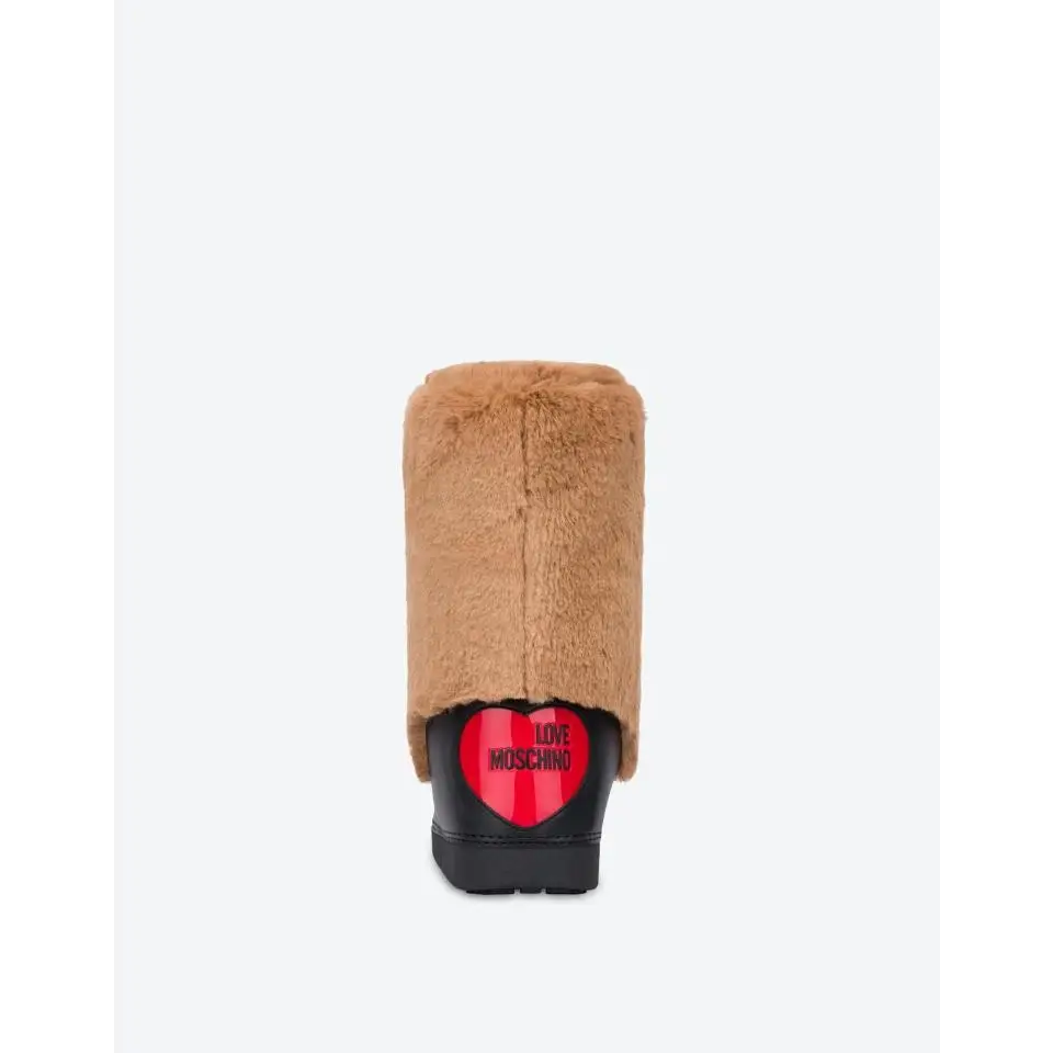 LOVE MOSCHINO BOTA DE NIEVE MARRÓN