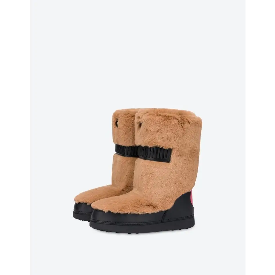 LOVE MOSCHINO BOTA DE NIEVE MARRÓN
