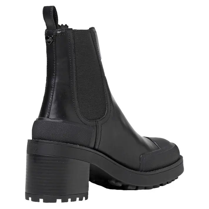 LOVE MOSCHINO BOTIN BLACK CALF