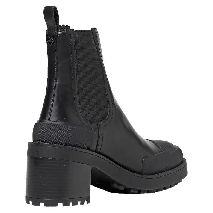 LOVE MOSCHINO BOTIN BLACK CALF