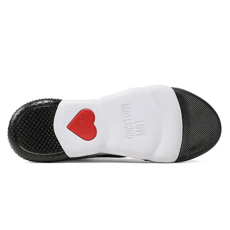 LOVE MOSCHINO CALCETÍN NEGRO Y BLANCO