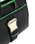 LOVE MOSCHINO MINI BOLSO NEGRO Y VERDE