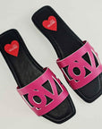 LOVE MOSCHINO SANDALIA FUXIA