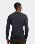 LYLE & SCOTT CREW NECK C MERINO JUMPER CHARCOAL