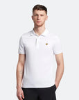 LYLE & SCOTT PLAIN POLO SHIRT WHITE