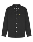 LYLE & SCOTT REGULAR FIT LIGHT WEIGHT OXFORD BLACK