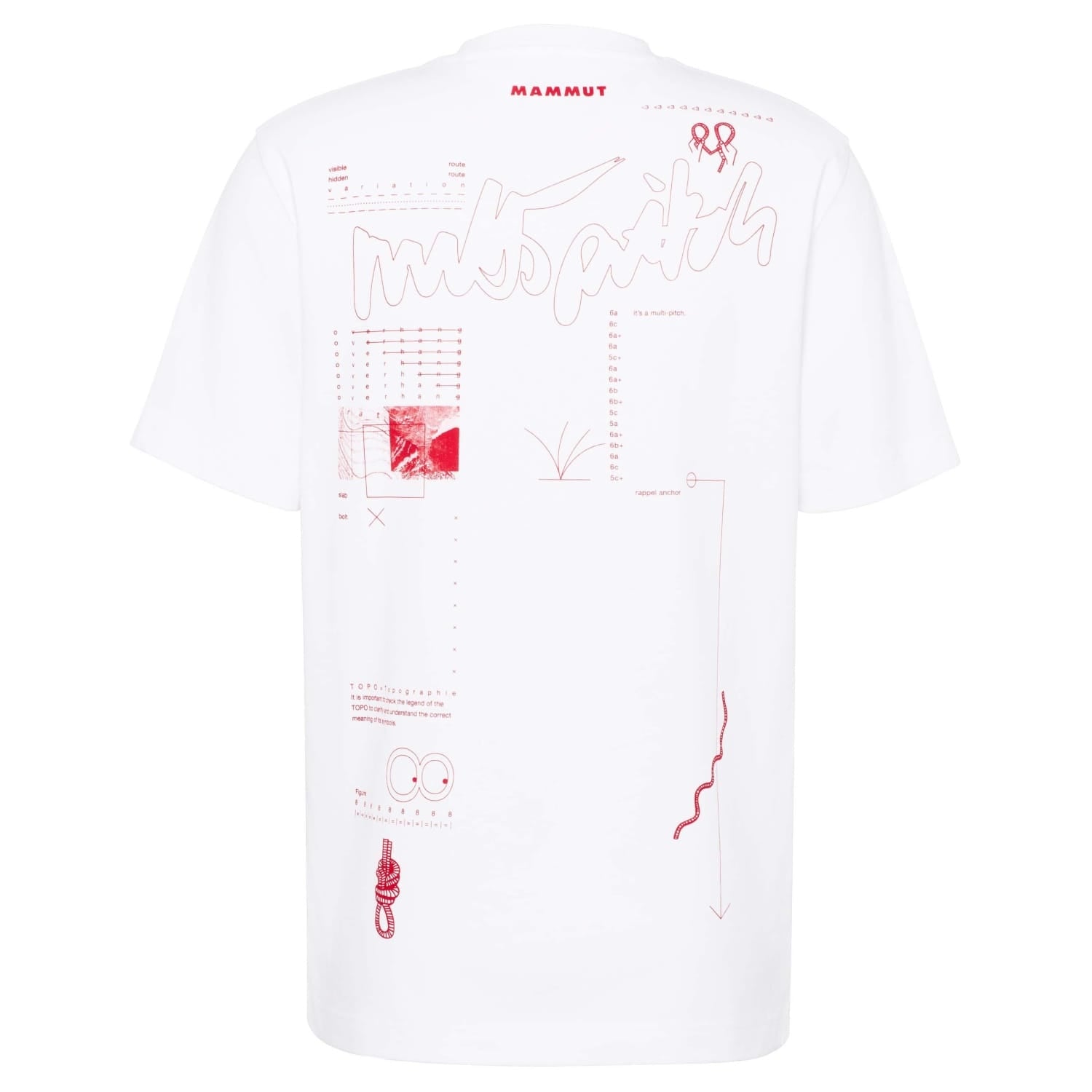 MAMMUT CAMISETA BASE HOMBRE MULTI PITCH WHITE 1017 07600 02