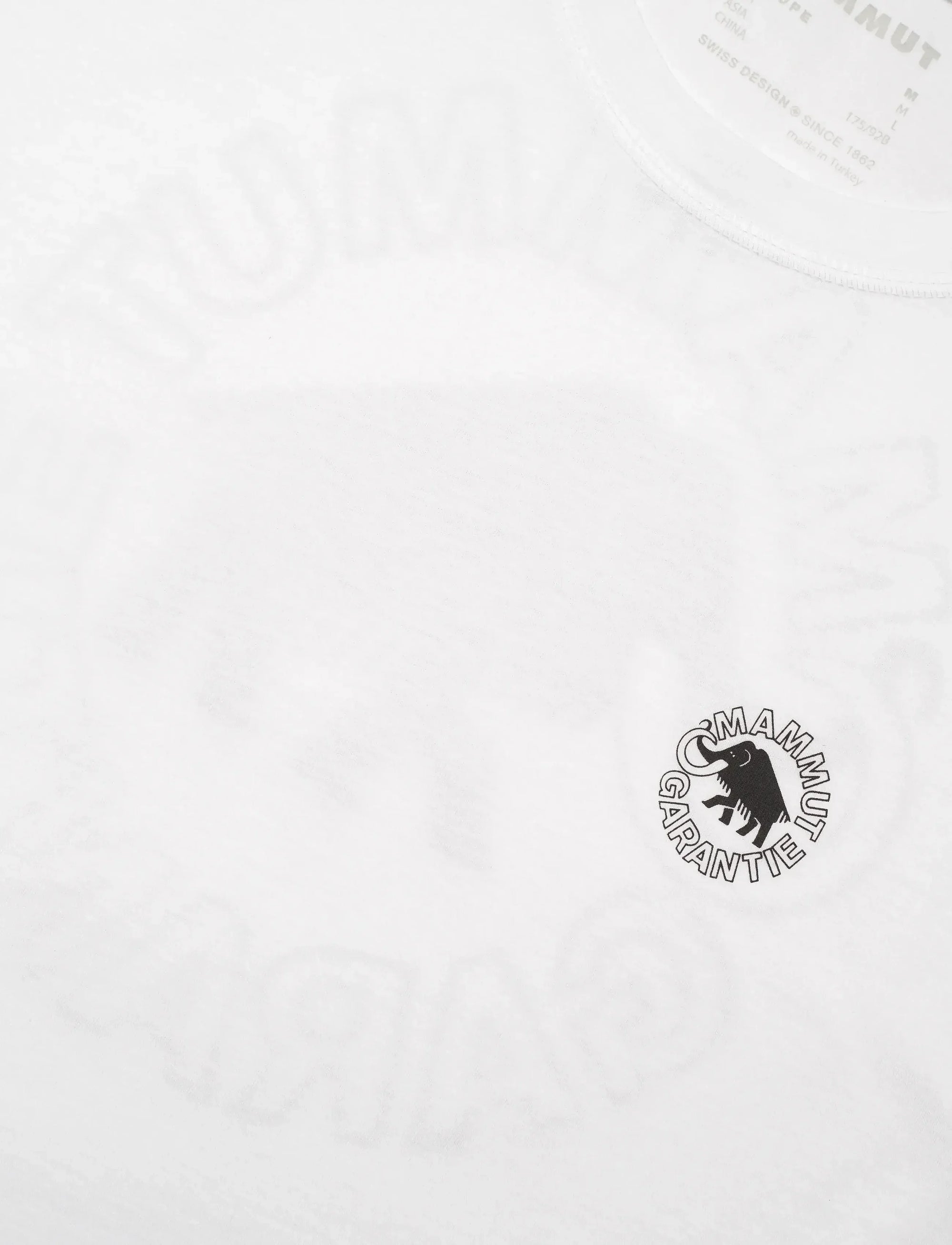 MAMMUT CAMISETA CORE GARANTIE HOMBRE WHITE 1017 05892 02